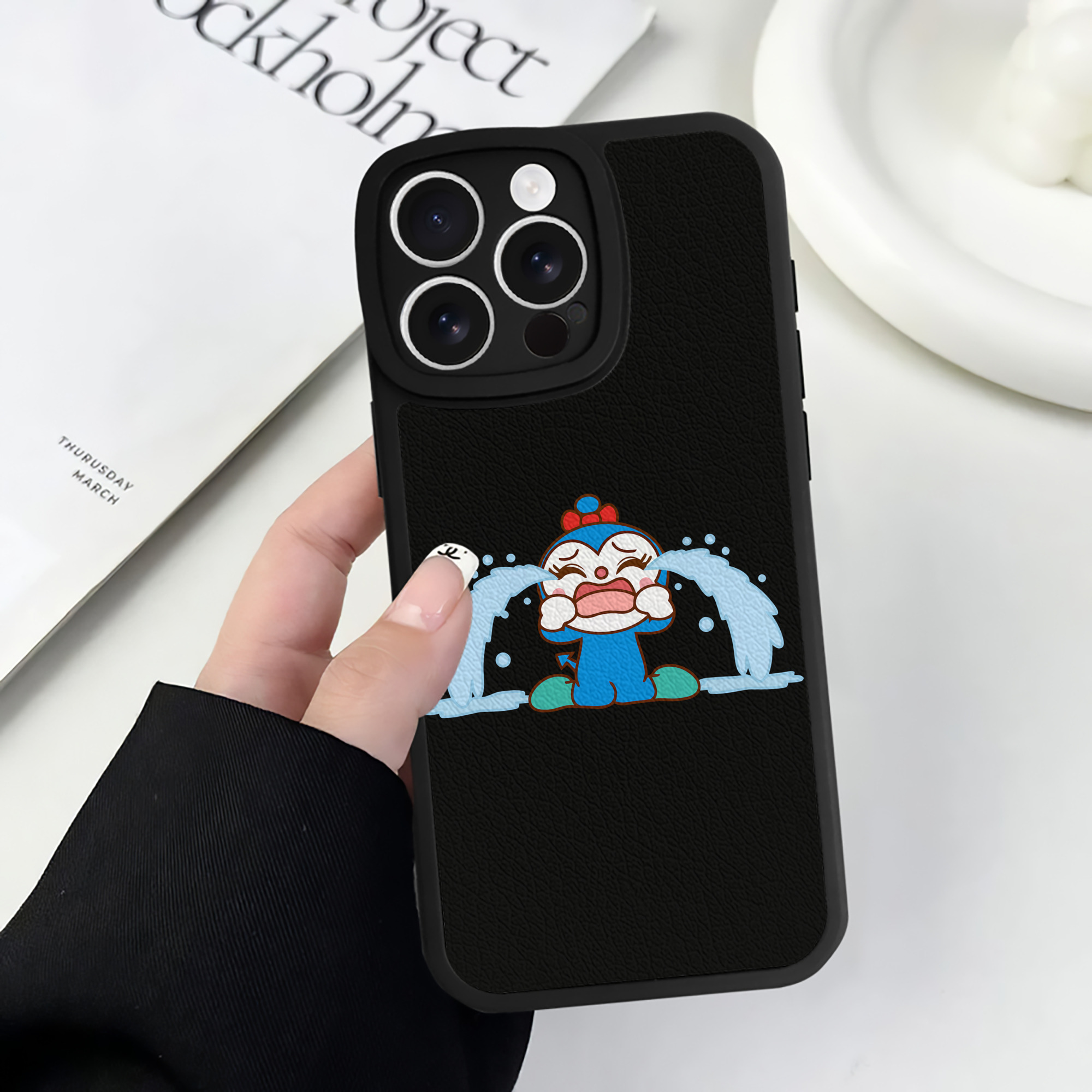 （画像用） アンパンマン Anpanman 【iPhone 16シリーズ対応】シリコンスマホケース（レザー調） 材質：シリコン